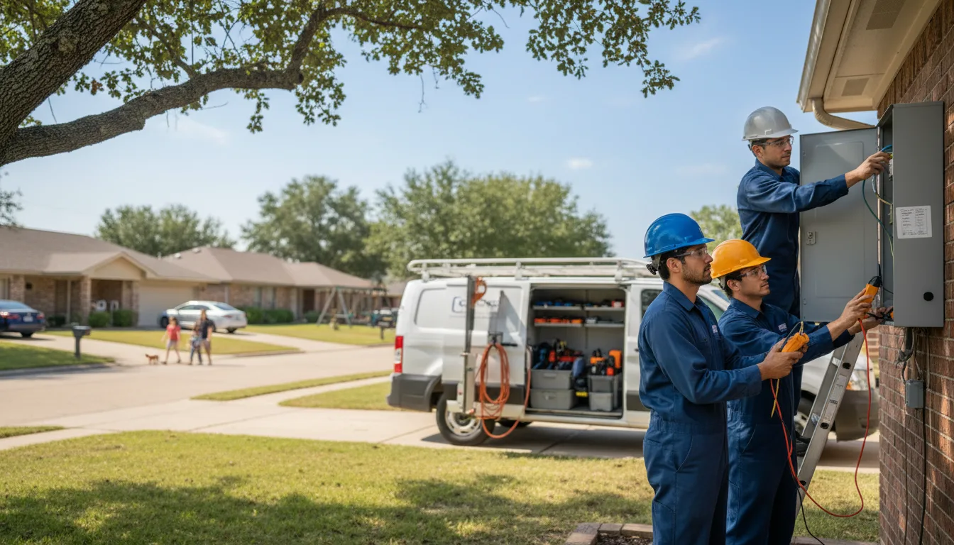 Certified electrician providing emergency electrical services in Brighton, TN